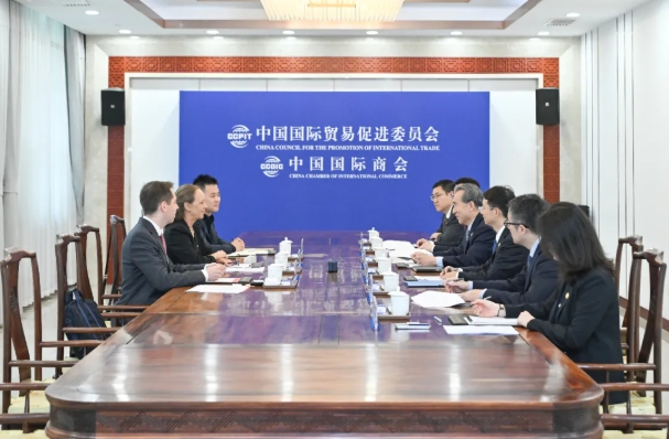 任鸿斌会长会见瑞士贸易与投资署署长安雅·菲德勒